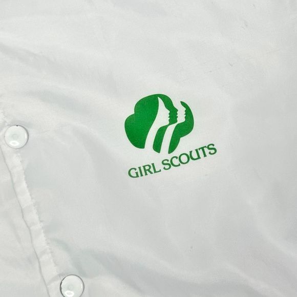 Vintage 90’s Girl Scouts of America Satin Varsity Jacket - Size Smalll - Picture 4 of 12